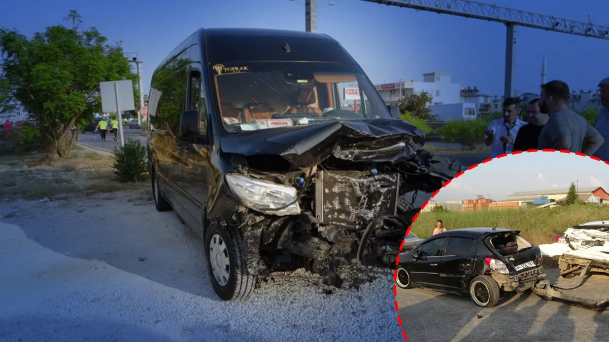 Antalya'da feci olay! Zincirleme kazada 4 araç birbirine girdi: 6'sı turist 7 yaralı
