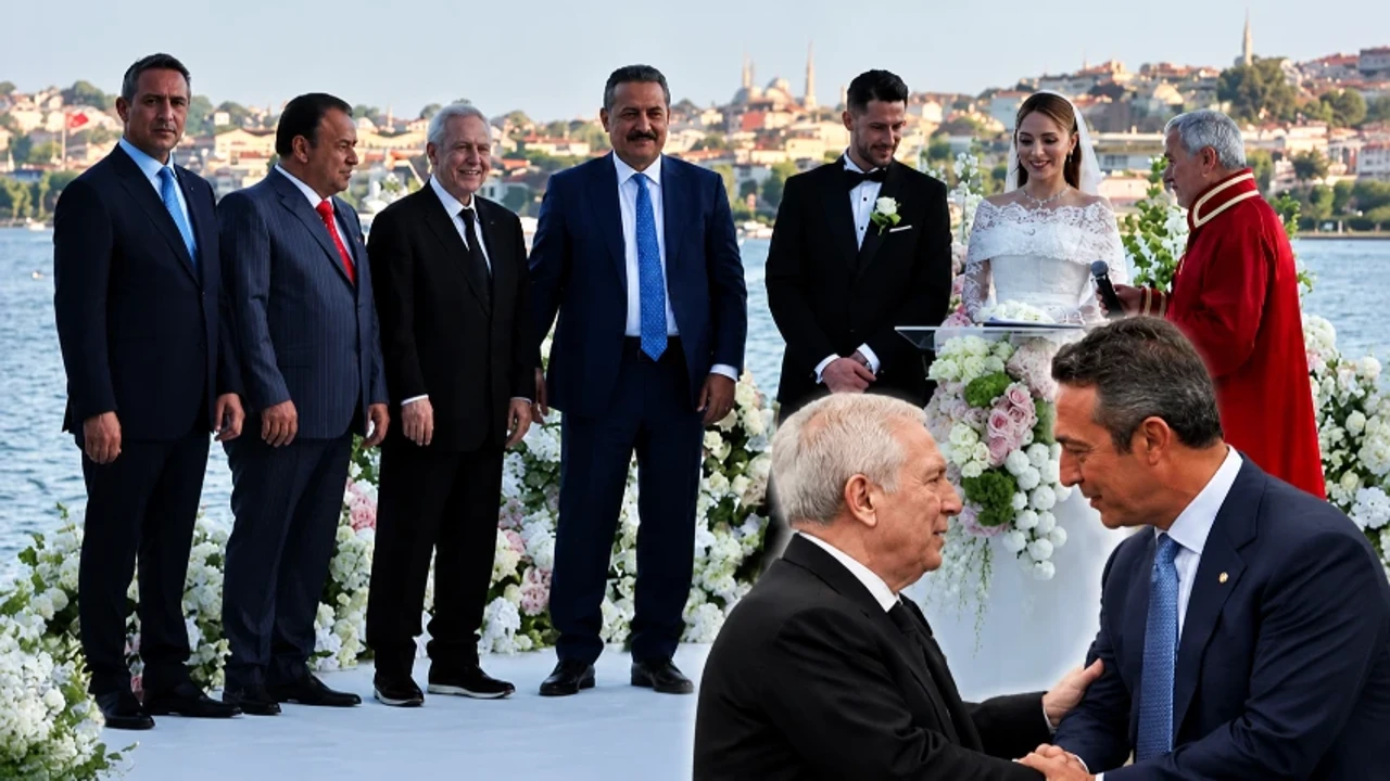 İsmail Yüksek dünyaevine girdi: Aziz Yıldırım ve Ali Koç geceye damga vurdu