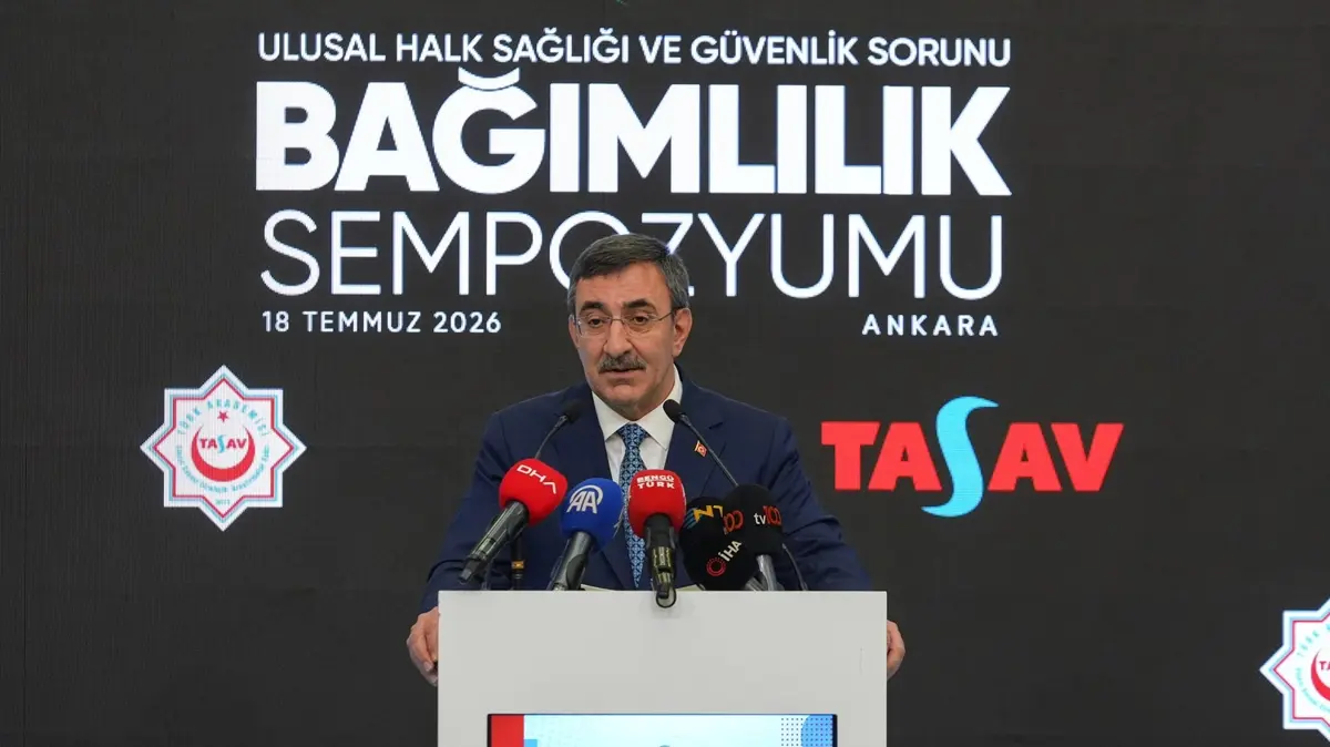 Cumhurbaşkanı Yardımcısı Yılmaz'dan bağımlılıkla mücadele mesajı