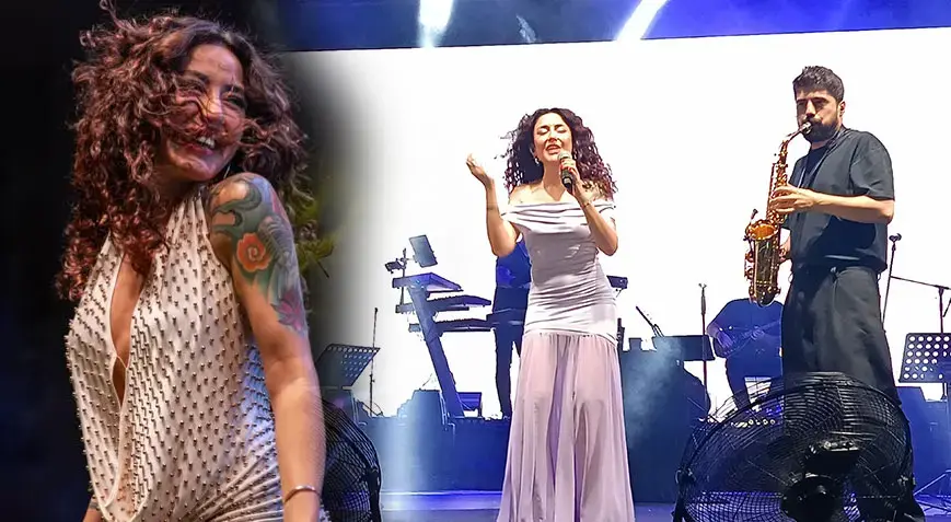 Kırkpınar'da Melek Mosso rüzgarı! Sahne performansı büyük alkış aldı