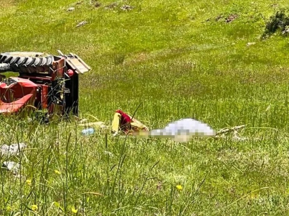Çorum'da traktörün altında kalan sürücü öldü
