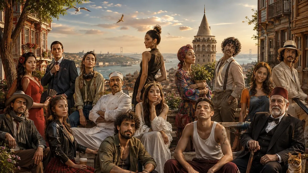 Yapay zeka İstanbul’un ilçelerine can verdi: Ortaya çıkan portreler viral oldu!