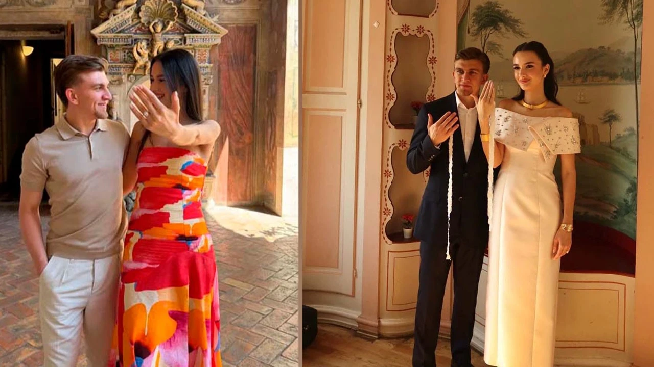 Evlilik yolunda ilk adım! Beşiktaşlı Rıdvan Yılmaz, Betül Şekerci ile nişanlandı