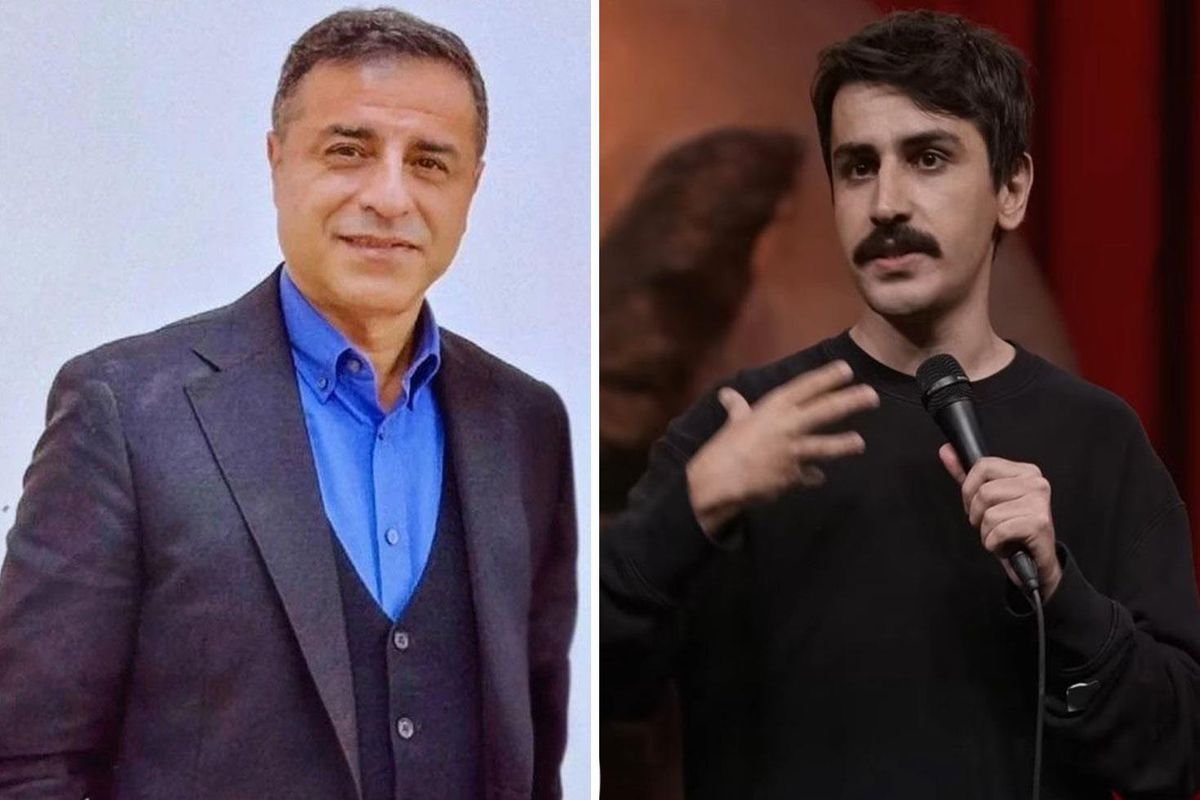 Selahattin Demirtaş'tan komedyen Deniz Göktaş'a mektup: O hapse girerse ben bu defa kesin çıkarım