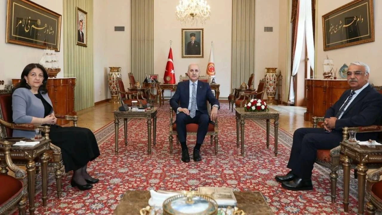 DEM Parti İmralı Heyeti, Kurtulmuş ile görüştü: Yasal düzenleme vurgusu
