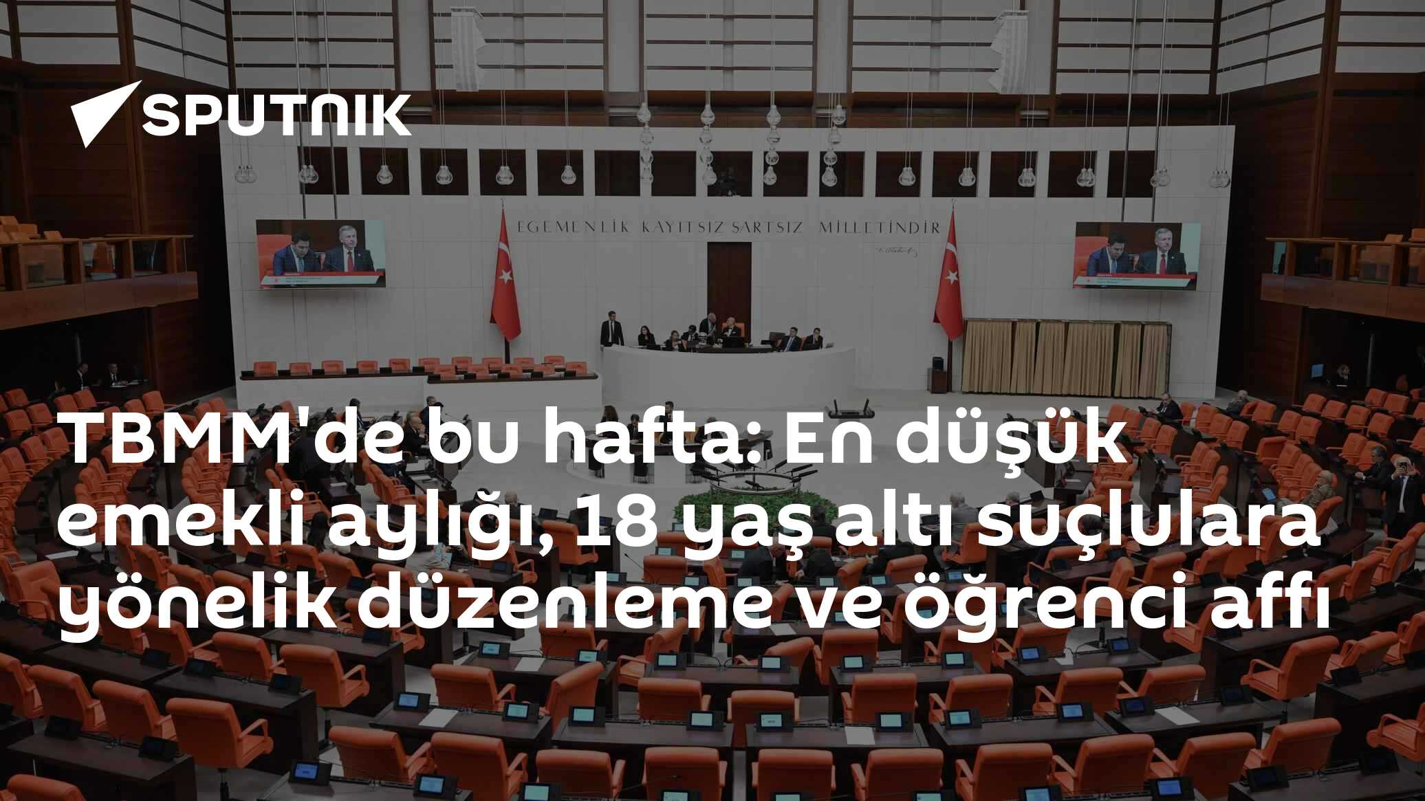 TBMM'de bu hafta: En düşük emekli aylığı, 18 yaş altı suçlulara yönelik düzenleme ve öğrenci affı