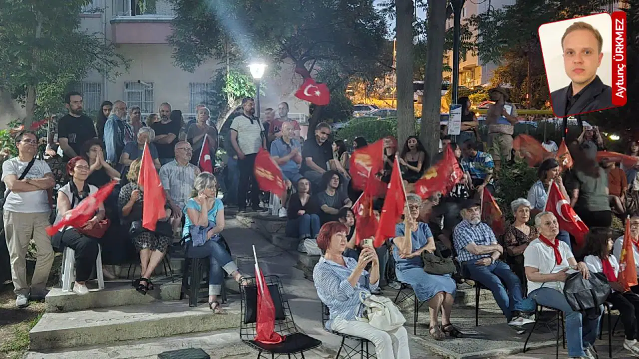TKP, NATO'ya karşı mücadeleyi örgütlemek için Ayrancı semtinde halkı bir araya getirdi: 'Kıblelerini hiç değiştirmediler'
