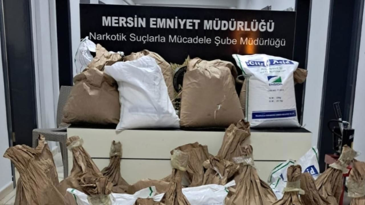 Mersin'de ele geçirildi! 155 bin 568 adet