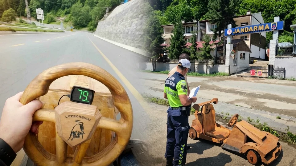 Rize Ayder Yaylası'nda ahşap otomobil: Saatte 79 kilometre hıza ulaşan araca el konuldu | Türkiye Haberleri
