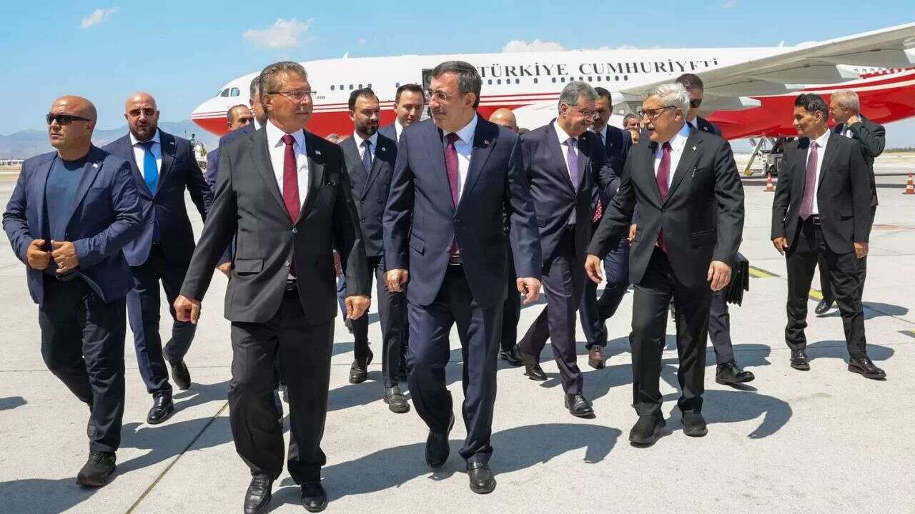 KKTC'de 20 temmuz coşkusu: Cumhurbaşkanı Yardımcısı Cevdet Yılmaz ve devlet heyeti Lefkoşa'da