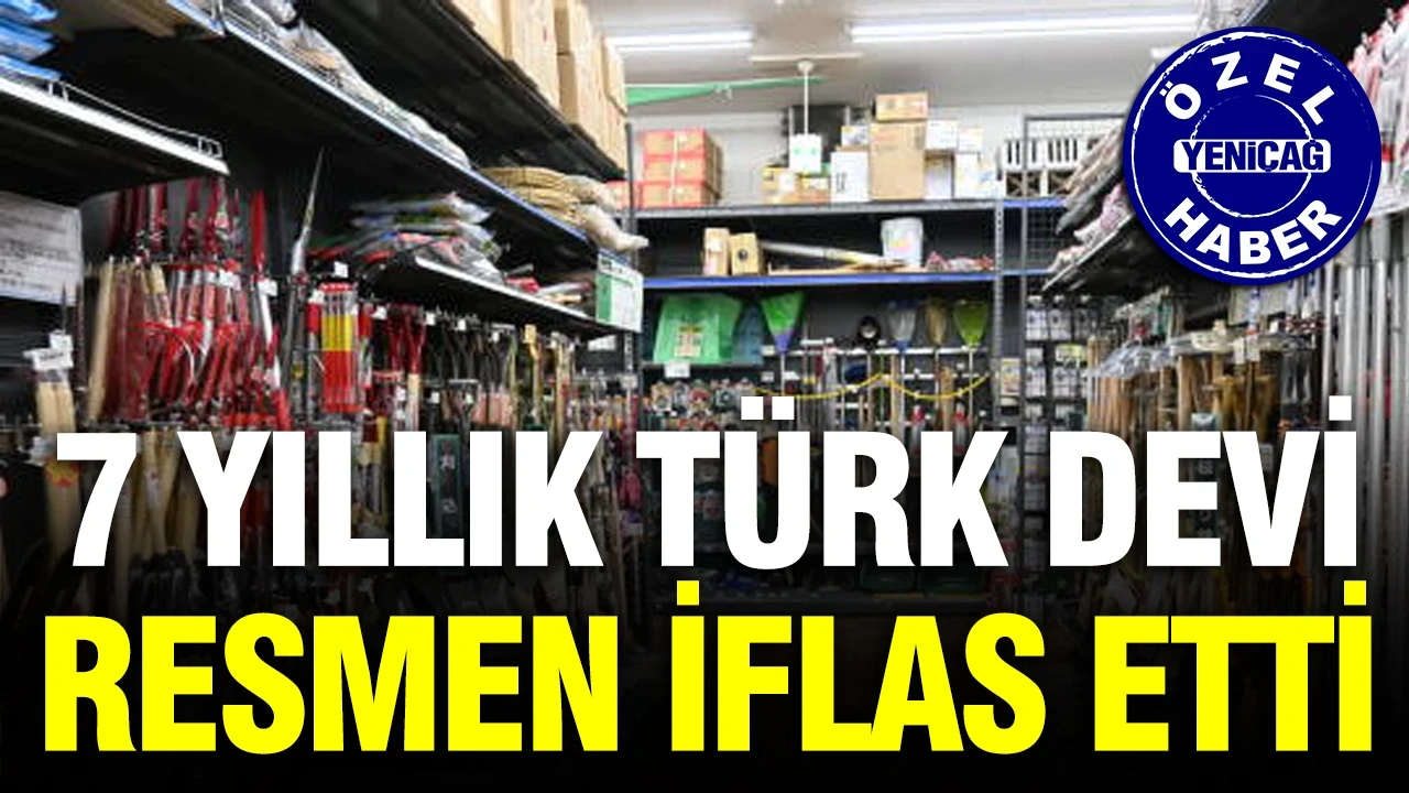 7 milyon TL’lik hırdavat firması iflas etti: Bölgede büyük ses getirdi