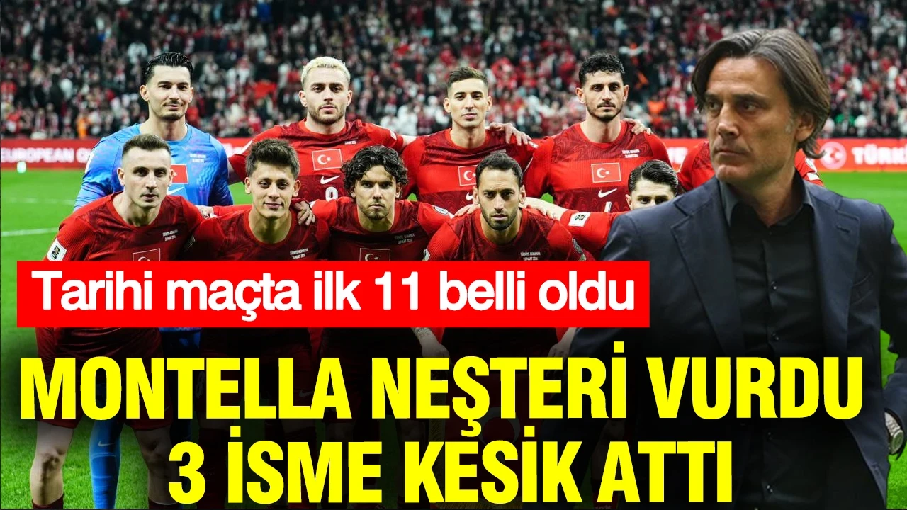 Montella tarihi maç öncesi neşteri vurdu: 3 futbolcuyu kulübeye çekti