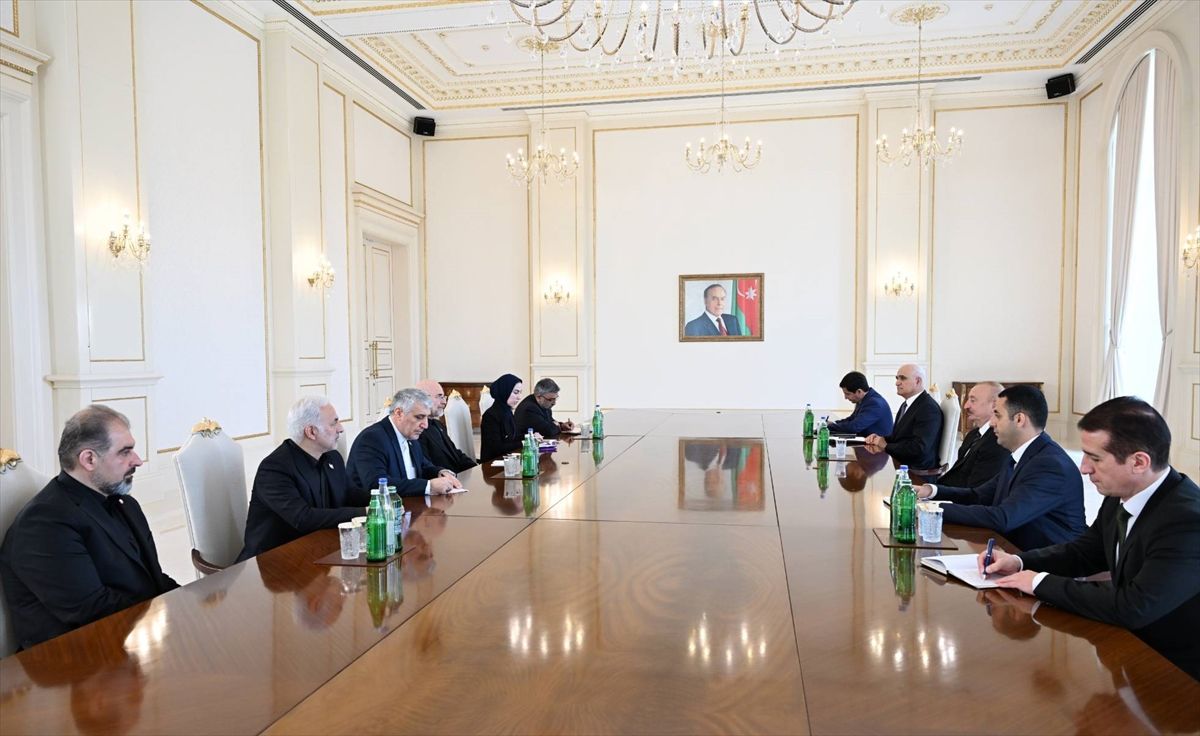 Azerbaycan Cumhurbaşkanı Aliyev, İran Meclis Başkanı Kalibaf'ı kabul etti