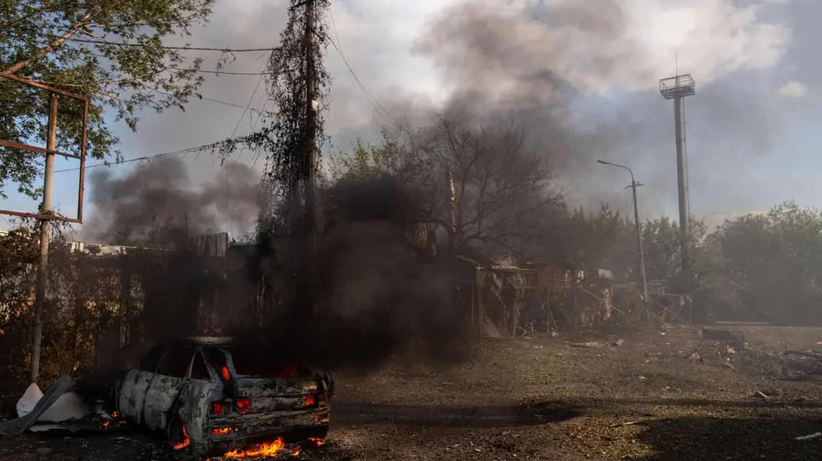 Rusya'dan Ukrayna'ya hava bombardımanı! Çok sayıda patlama sesi duyuldu