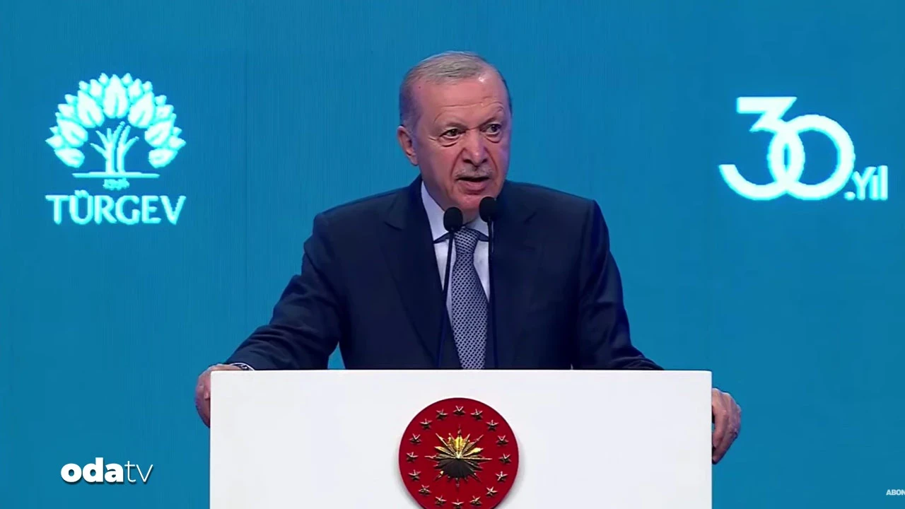 Erdoğan'dan TÜRGEV'de dikkat çeken mesajlar