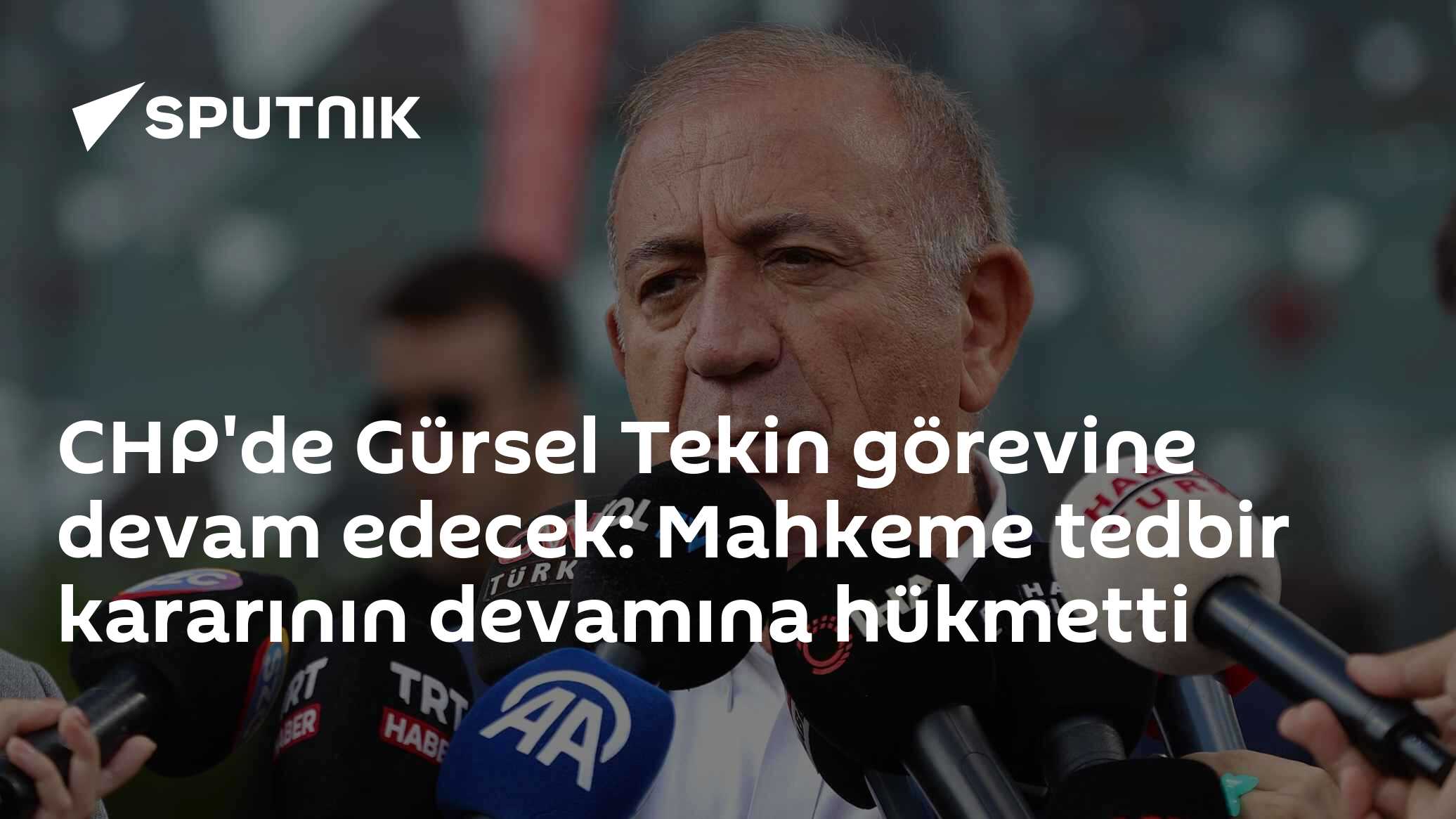 CHP'de Gürsel Tekin görevine devam edecek: Mahkeme tedbir kararının devamına hükmetti