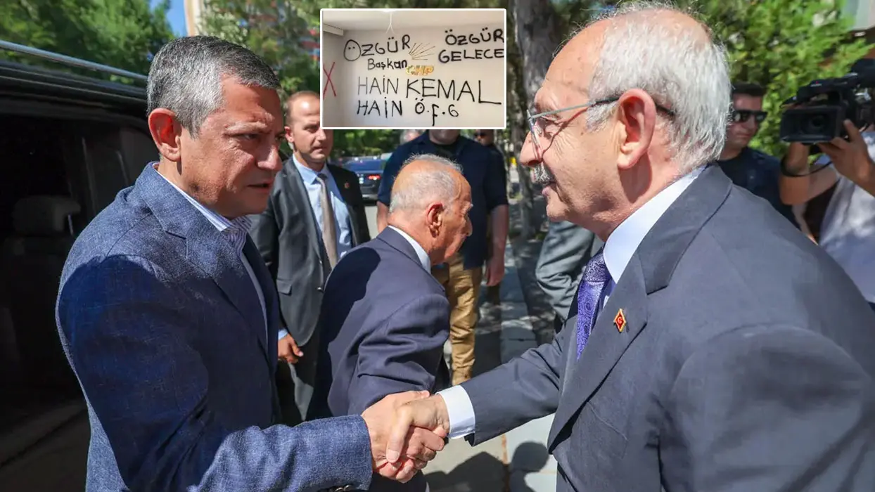 CHP binasını militan yuvasına çevirdiler! Özel'cilerden Kılıçdaroğlu'na 'Kırmızı çarpı' ile tehdit