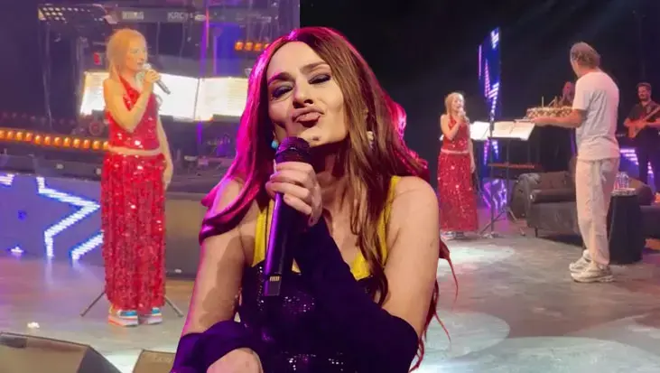 Yıldız Tilbe'ye sürpriz doğum günü! Sahnedeki sözleri herkesi şaşırttı