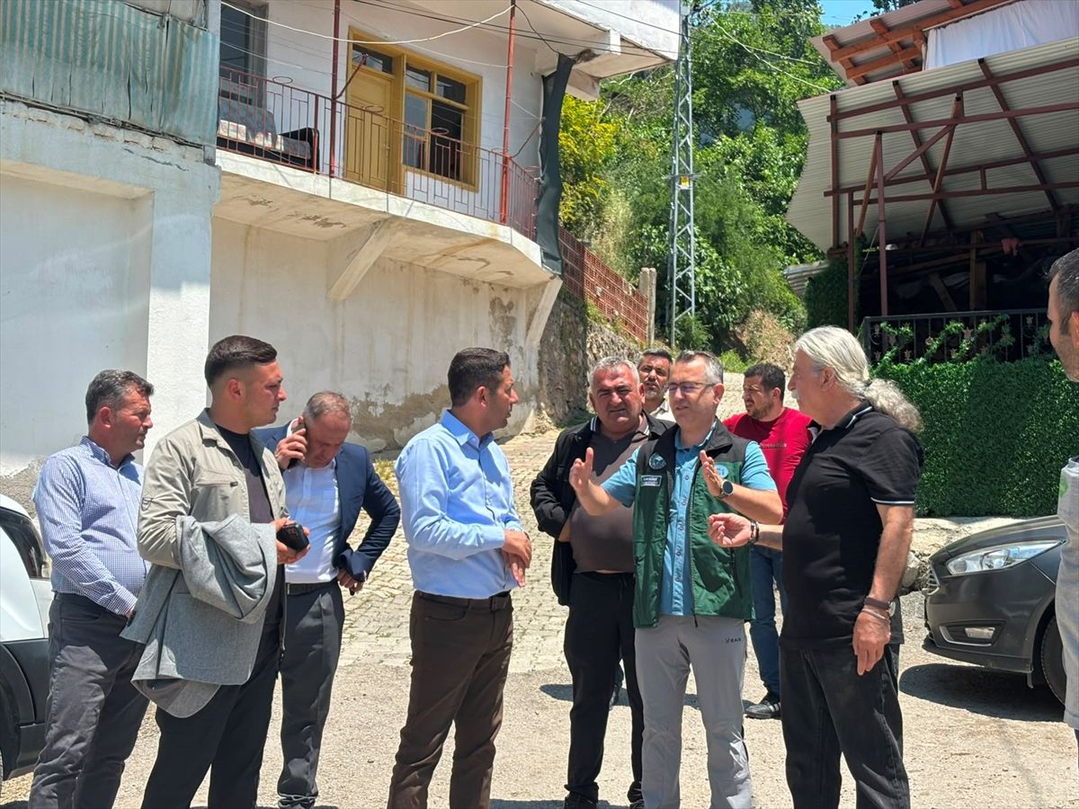 Feke'de dere ıslahı için bölgede inceleme başlatıldı
