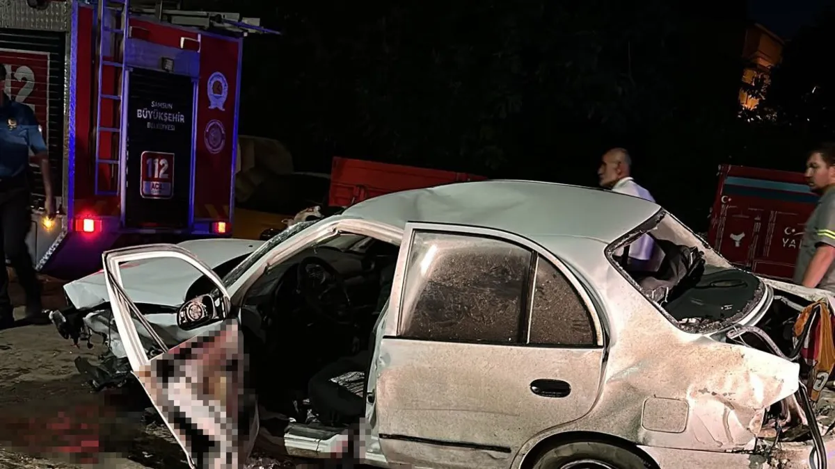 Samsun'da zincirleme kaza: 7 kişi yaralandı!