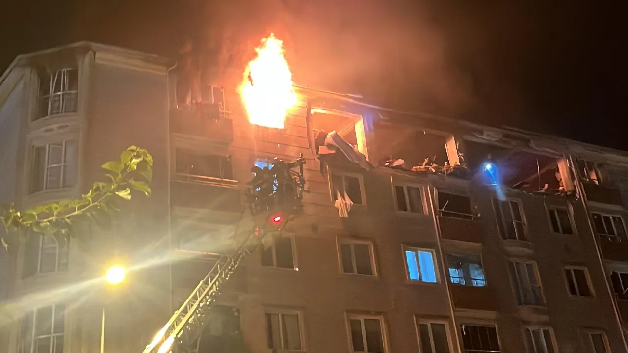 Çorlu'da doğal gaz patlaması! 2 ölü,5 yaralı