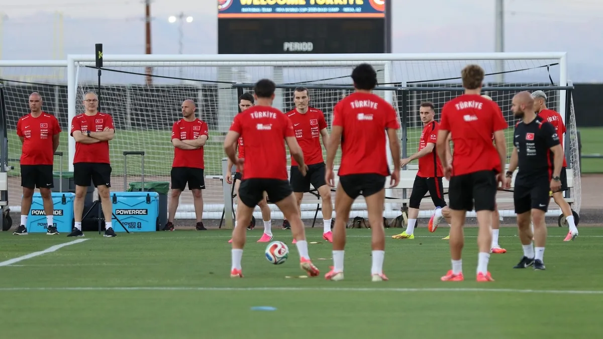 Milli Takım Paraguay maçının hazırlıklarına başladı