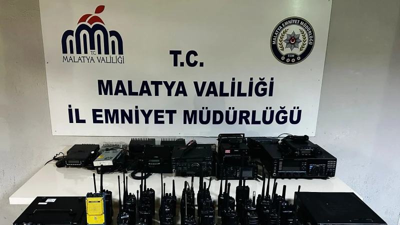 Malatya'da sahte polis şebekesine darbe: Telsiz frekanslarının dinlendiği iddiası