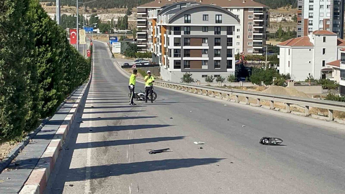 Karaman'da motosiklet kazası: 1 yaralı