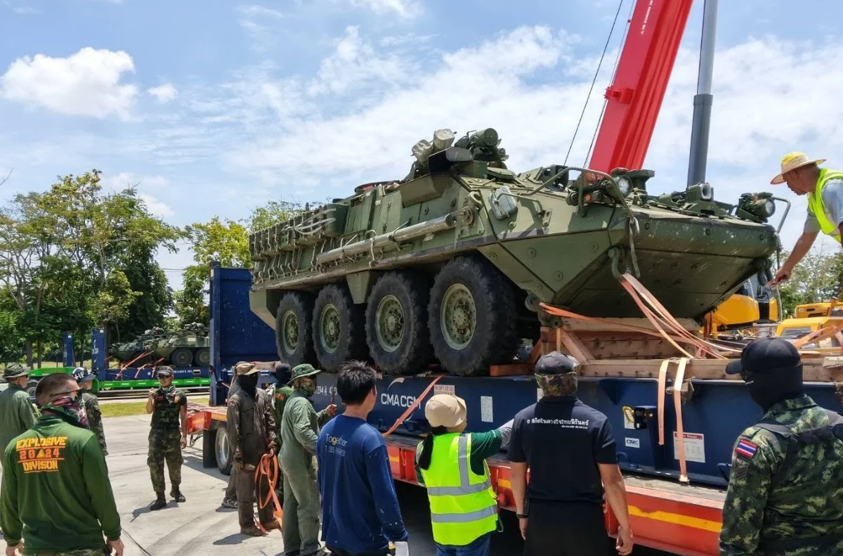 Tayland’a 8×8 Stryker ZPT teslimatı
