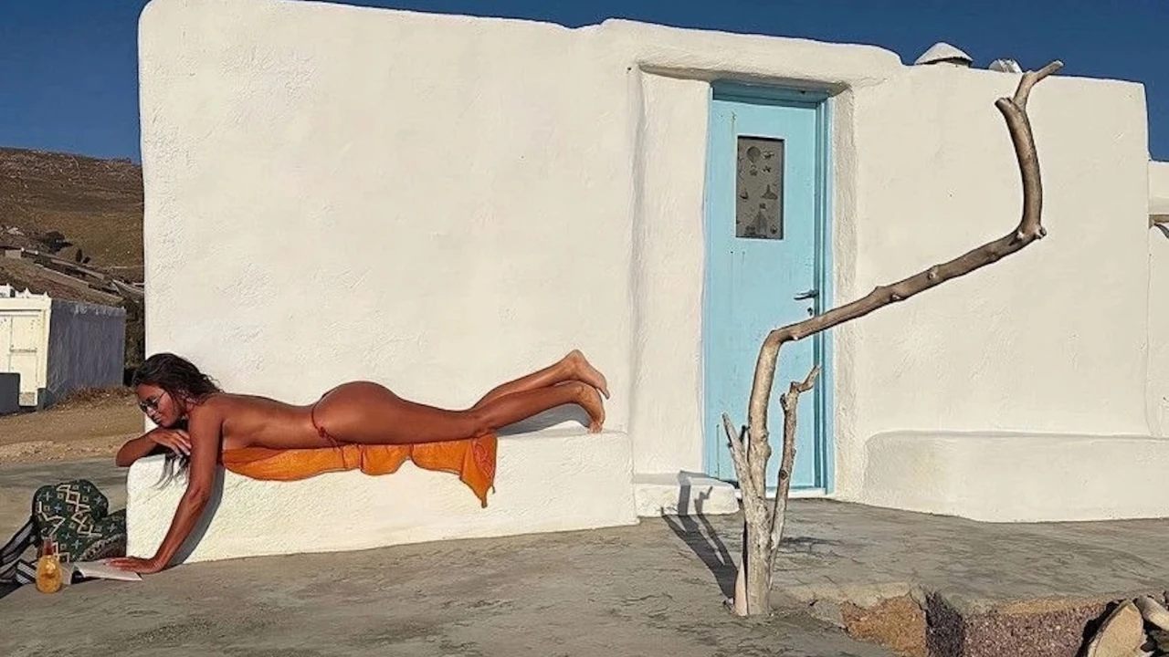 Bikini izi sevmem demişti! Eda Taşpınar'dan dikkat çeken kareler