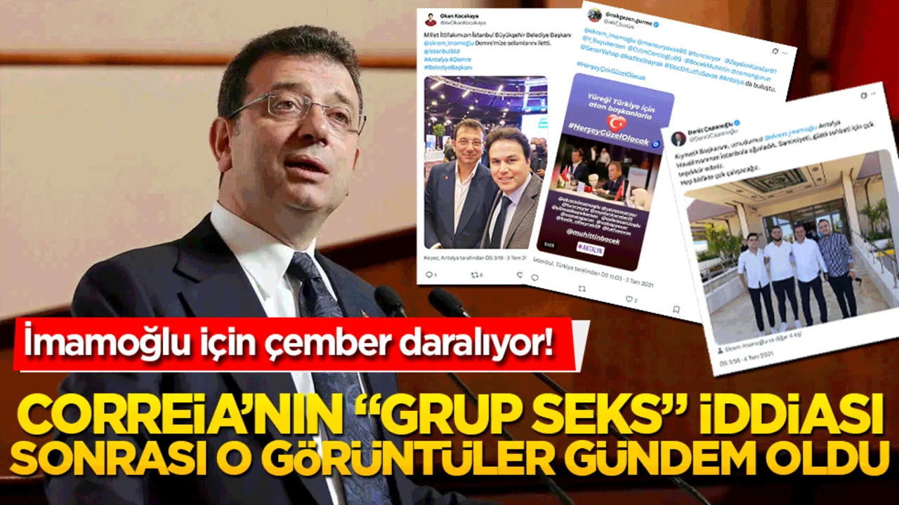 İmamoğlu için çember daralıyor! Correia’nın “grup seks” iddiası sonrası o görüntüler gündem oldu