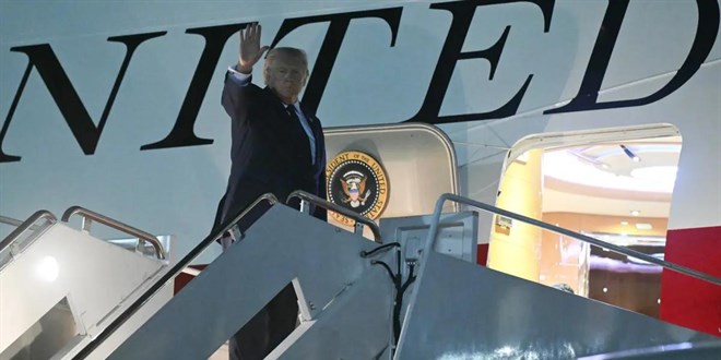 Trump Ankara'ya gelmek için yola çıktı