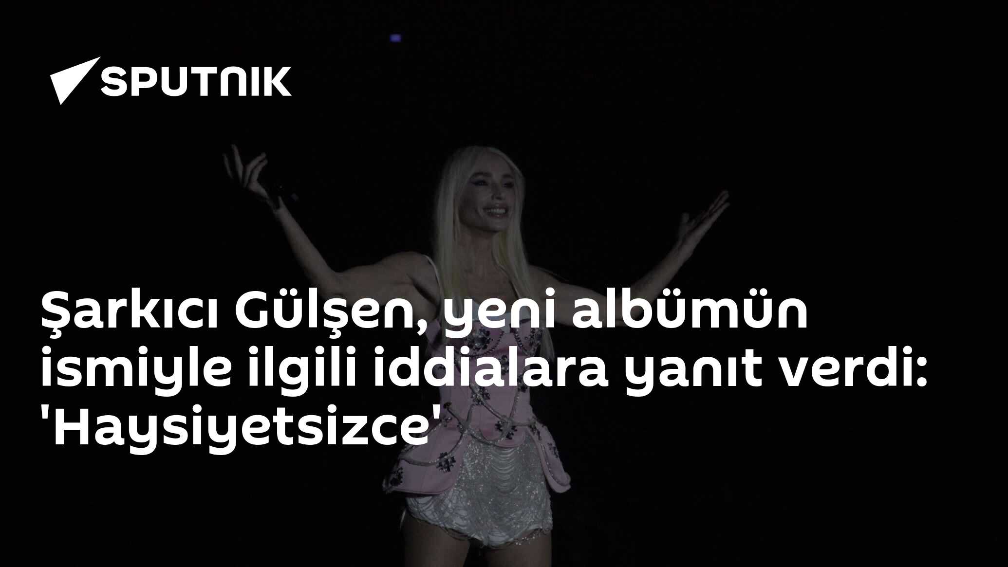Şarkıcı Gülşen, yeni albümün ismiyle ilgili iddialara yanıt verdi: 'Haysiyetsizce'