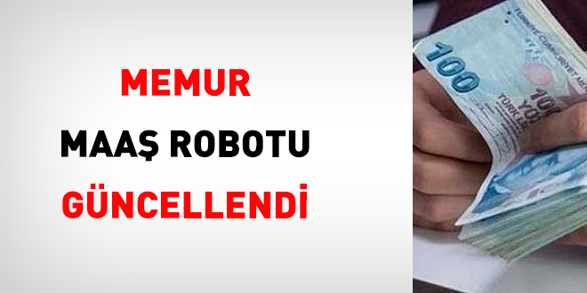 Memur Maaş Robotu Güncellendi