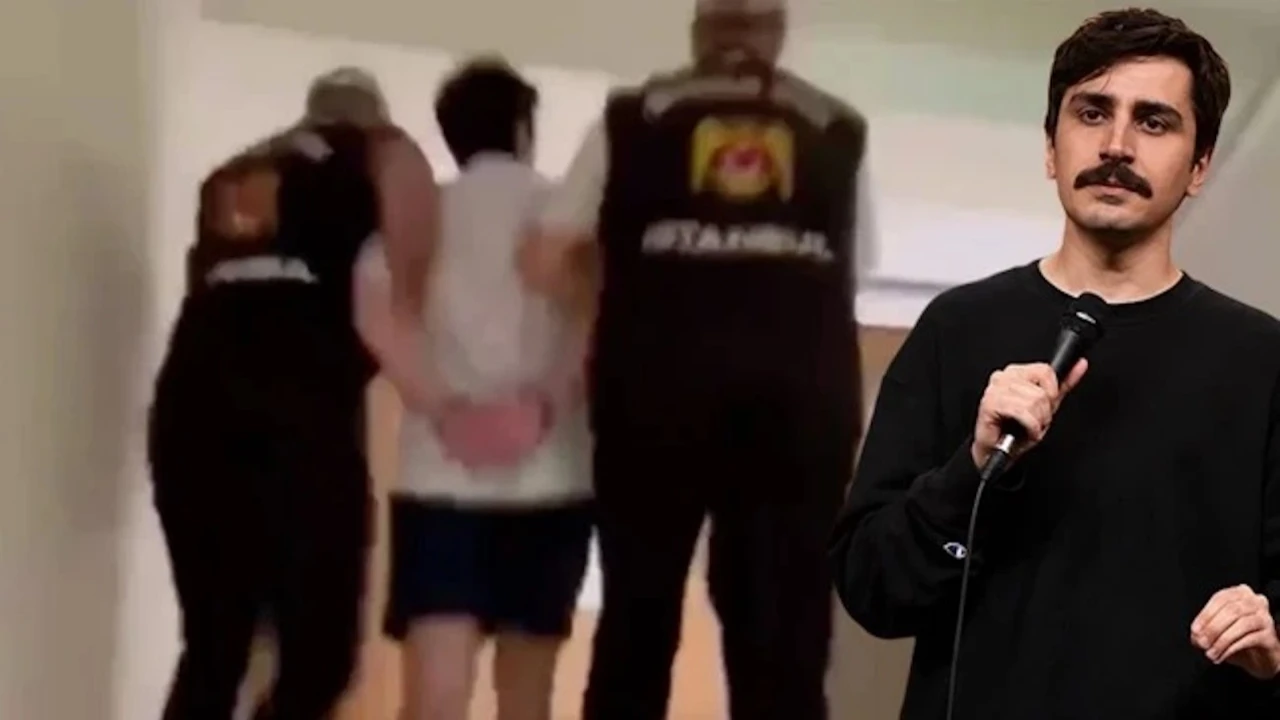 Gözaltına alınan komedyen Deniz Göktaş adliyeye sevk edildi