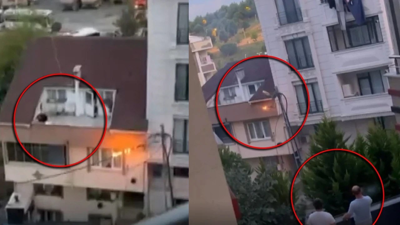 Ardı ardına patladı: Film izler gibi izlediler: Arnavutköy’de mahalle sokağa döküldü