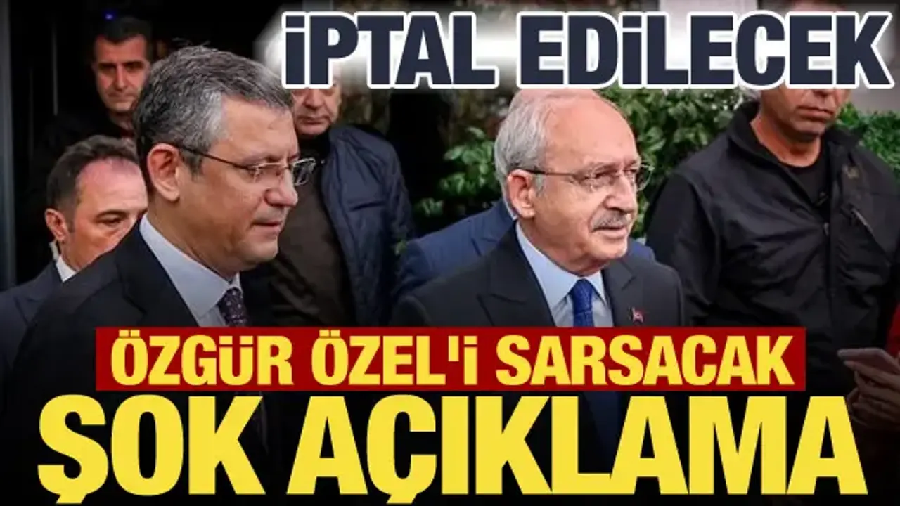 Kılıçdaroğlu cephesinden Özgür Özel açıklaması: Grup başkanlığı iptal edilecek!