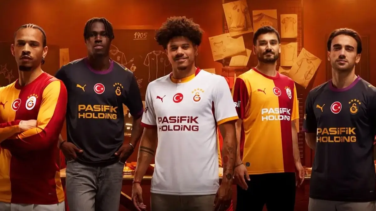 Galatasaray'ın yeni sezon formaları görücüye çıktı