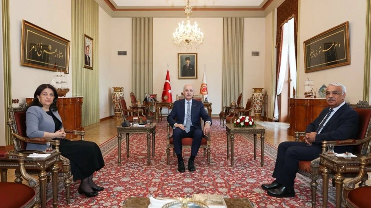 Kurtulmuş’tan DEM Parti İmralı heyetine kabul
