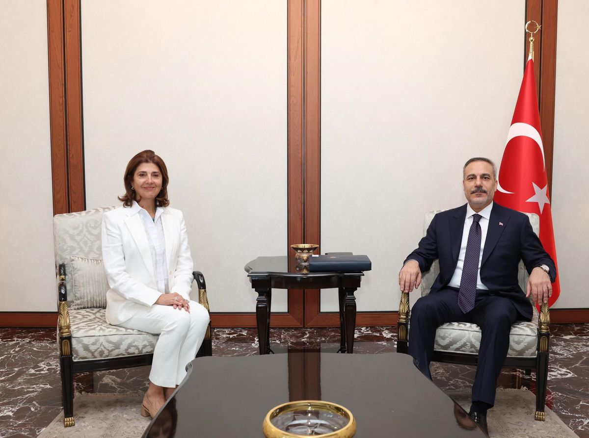 Bakan Fidan, BM Genel Sekreterinin Kıbrıs konusundaki şahsi temsilcisi Holguin'i kabul etti