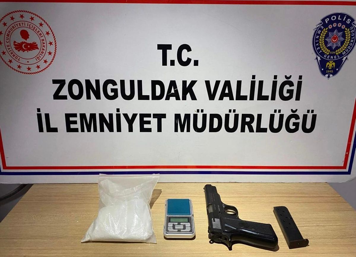 Zonguldak'ta uyuşturucu operasyonunda 2 zanlı tutuklandı