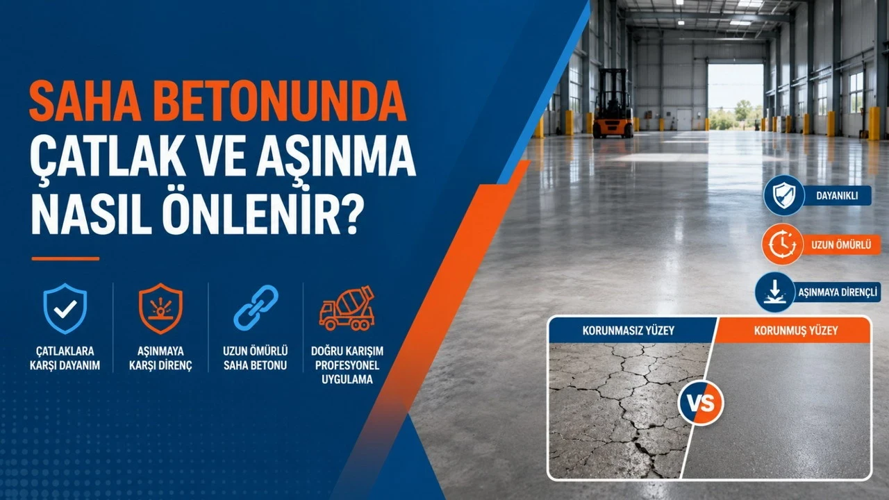 Saha Betonunda Çatlak ve Aşınma Nasıl Önlenir?