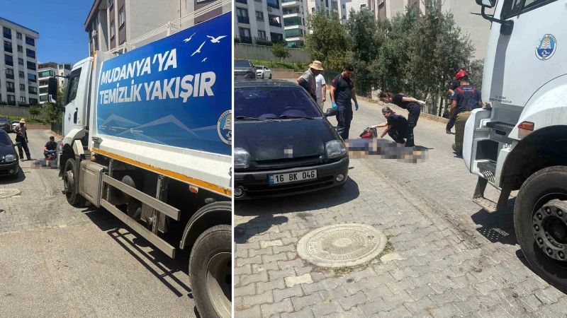 Çöp kamyonunun çarptığı yaşlı adam hayatını kaybetti