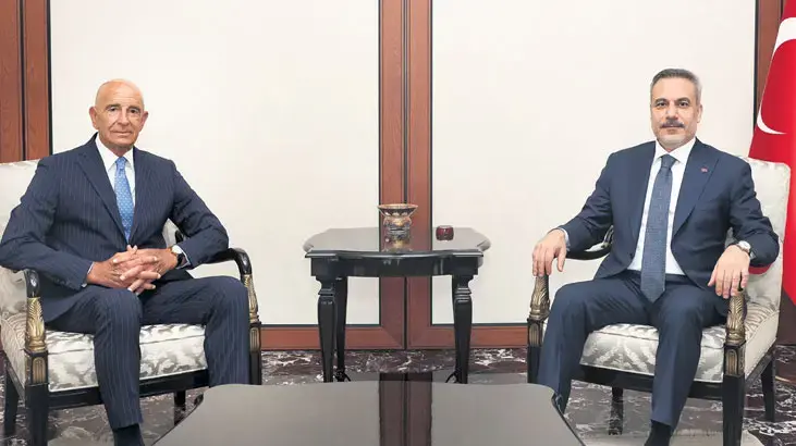 Dışişleri Bakanı Hakan Fidan, Barrack ile görüştü
