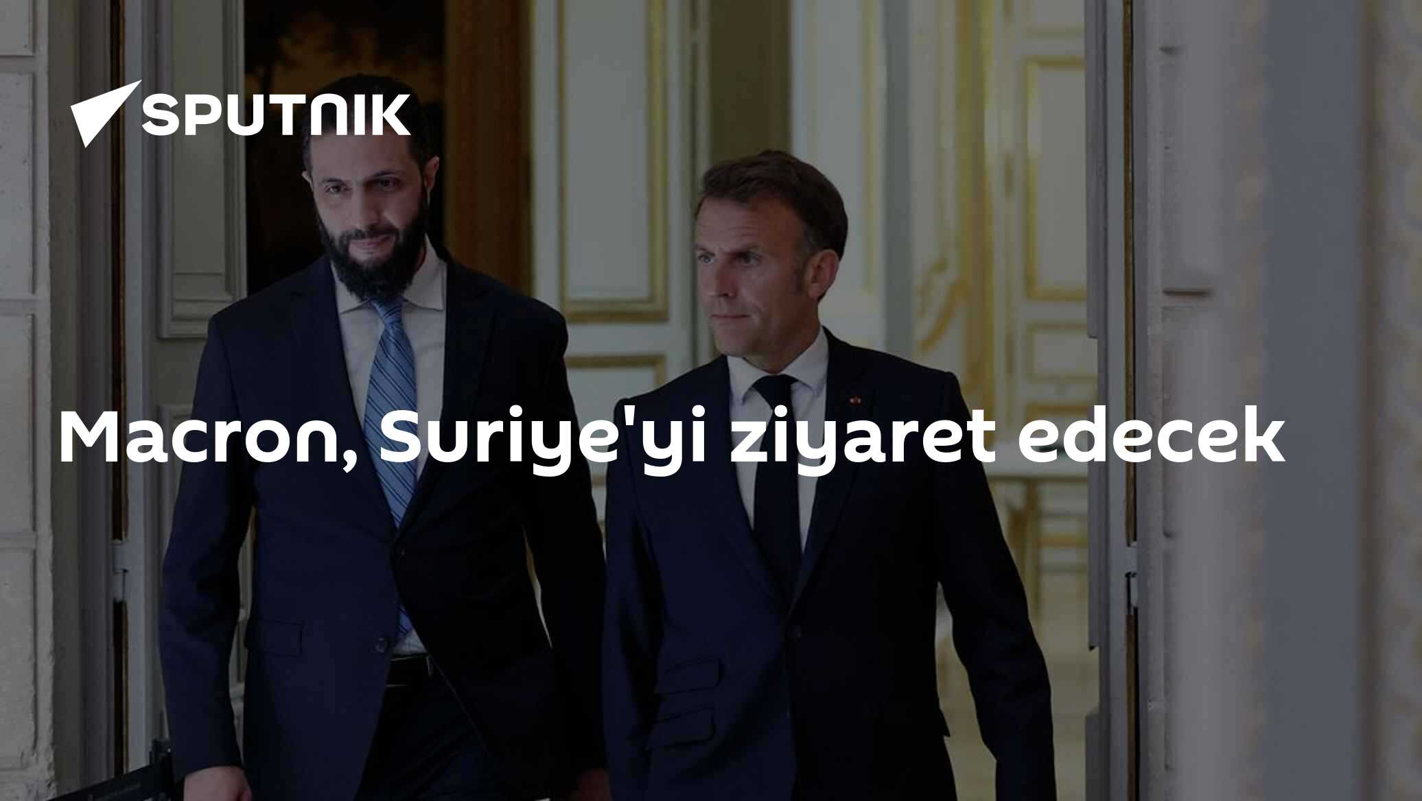Macron, Suriye'yi ziyaret edecek
