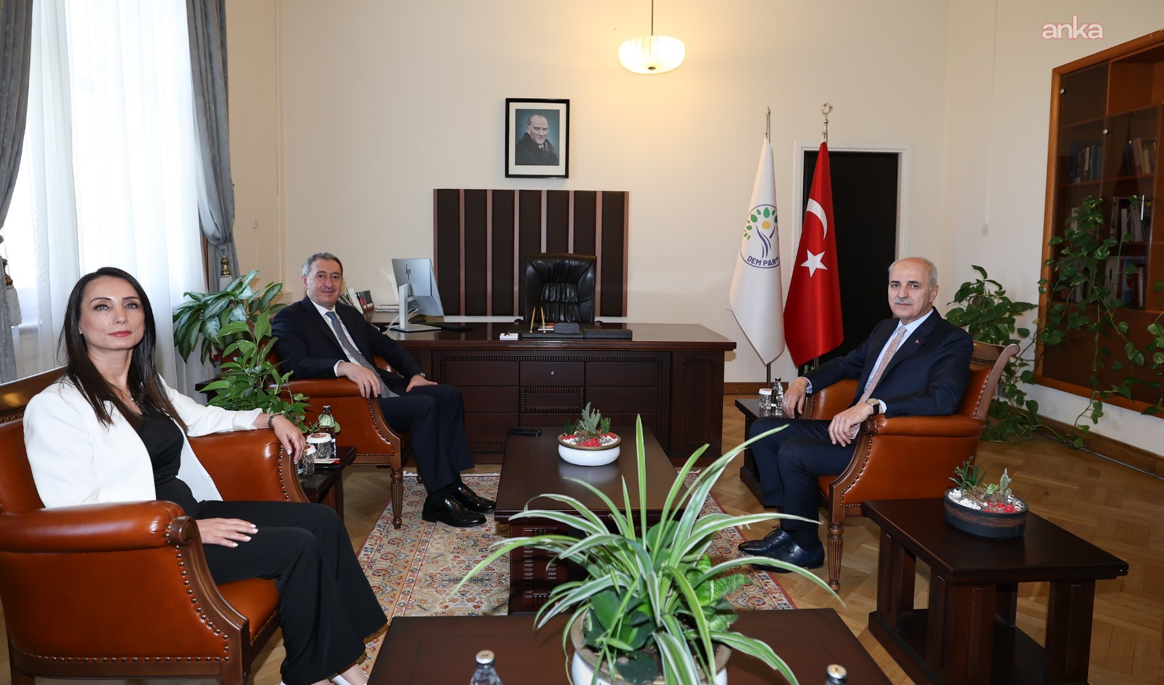 DEM Parti Eş Genel Başkanlarından Numan Kurtulmuş görüşmesine ilişkin açıklama