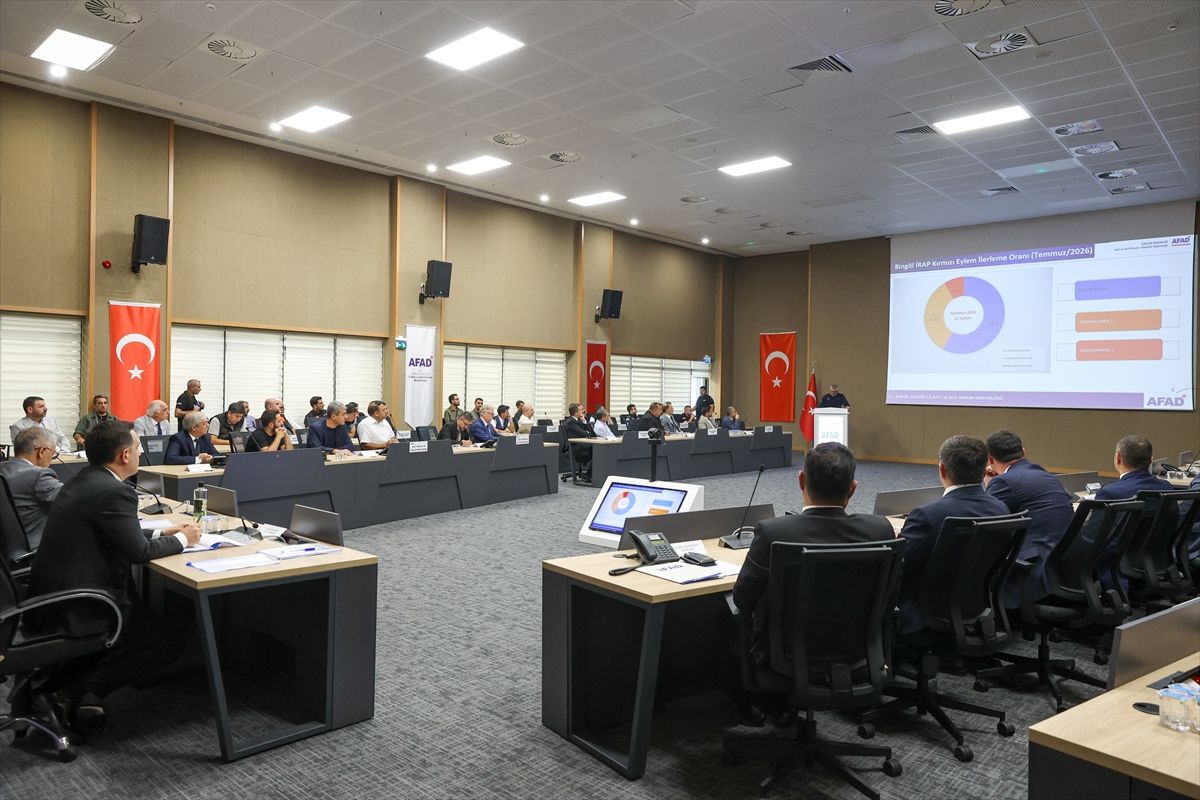 Bingöl'de İl Afet Risk Azaltma Planı Hazırlık Toplantısı yapıldı