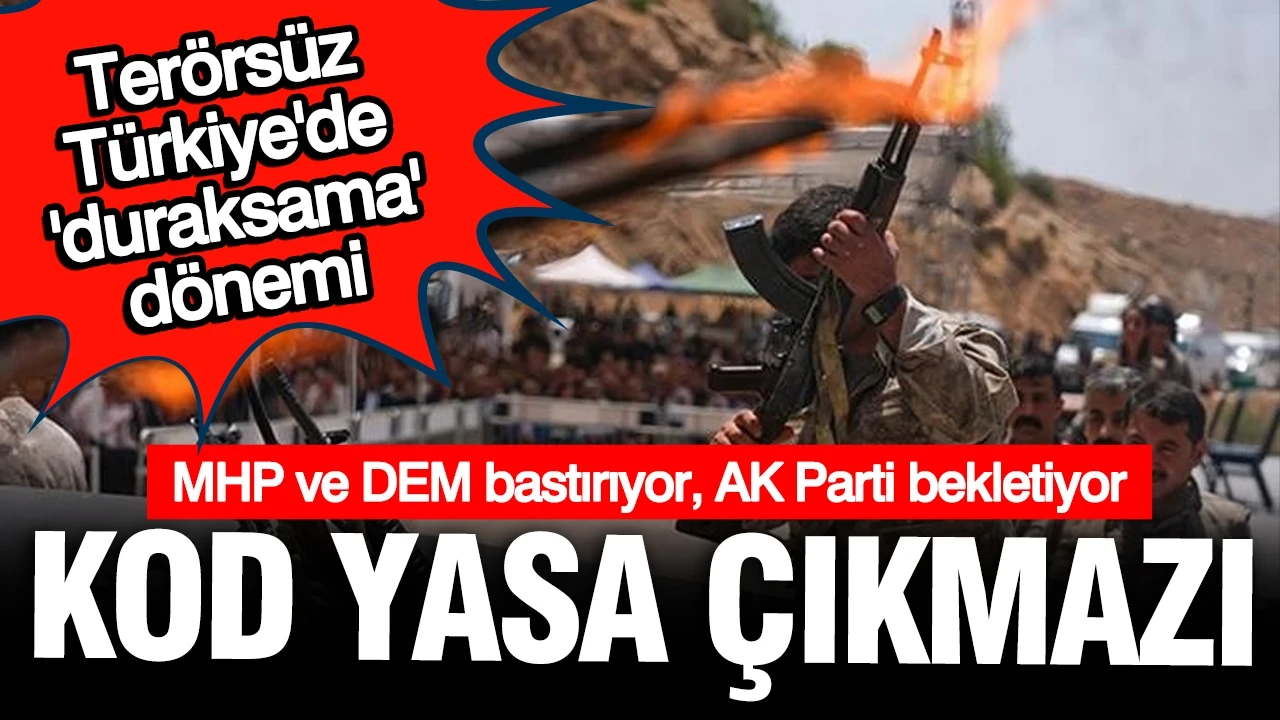Terörsüz Türkiye'de kod yasa için bekleme moduna geçildi: AK Parti acele etmiyor, DEM ve MHP ısrarcı