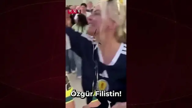 'Gazze'de hemşireydim' diyen İskoç taraftardan Filistin sözleri! Vicdanın sesi oldu