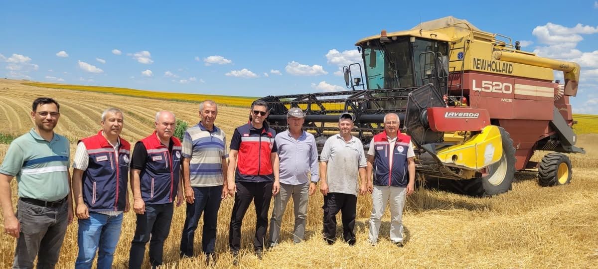 Edirne'de üreticilerle bitkisel üretim ve hasat süreci değerlendirildi